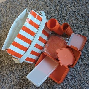 Vintage Tupperware 🟧🟠 picnic set 🧡🔶🔸